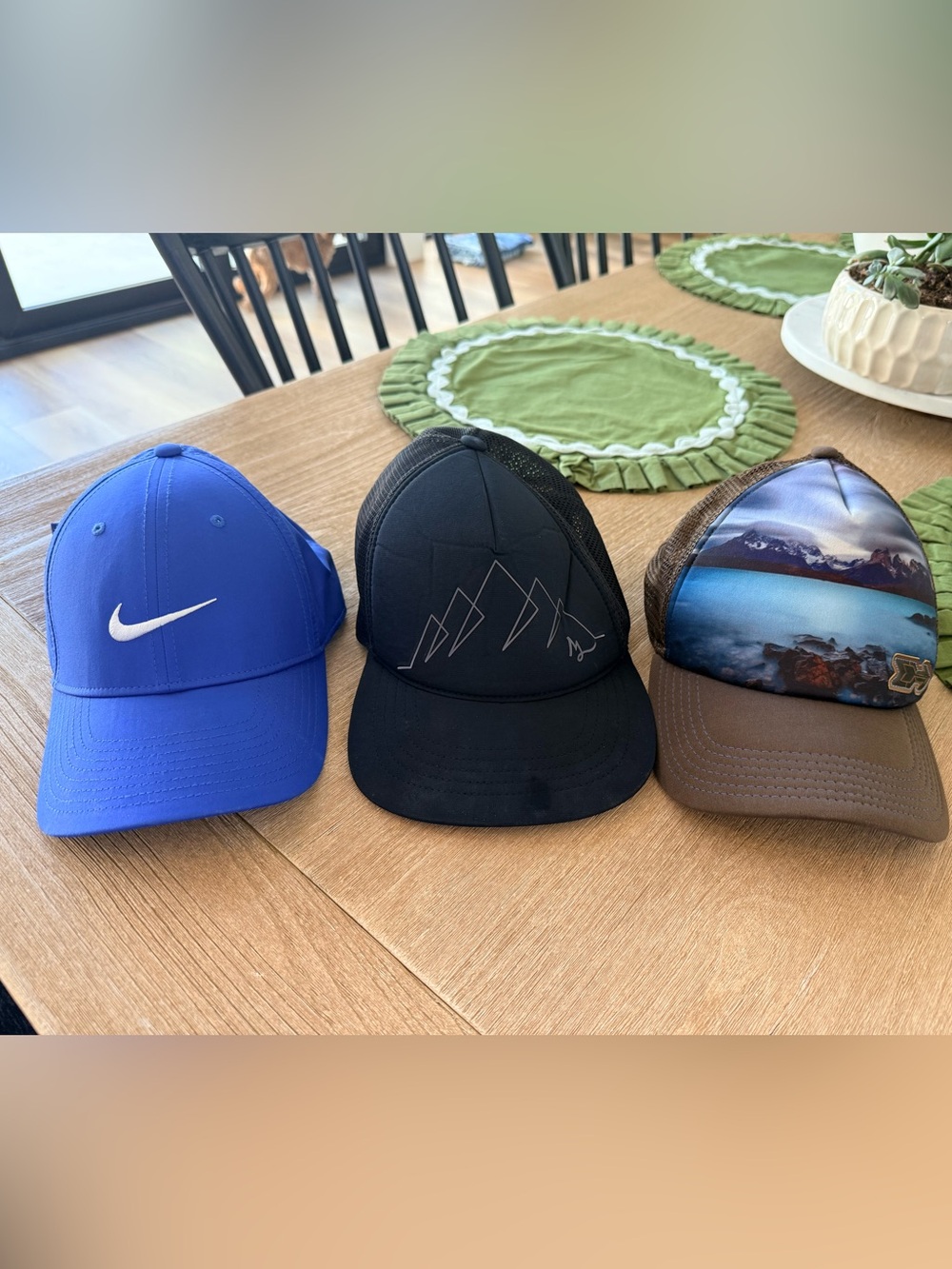Nike and two other youth hats